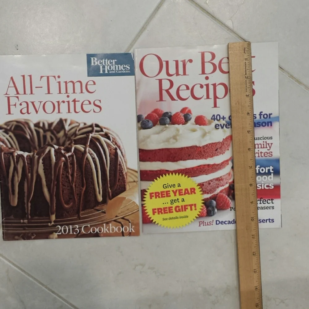 6 Better Homes Recipe Magazines